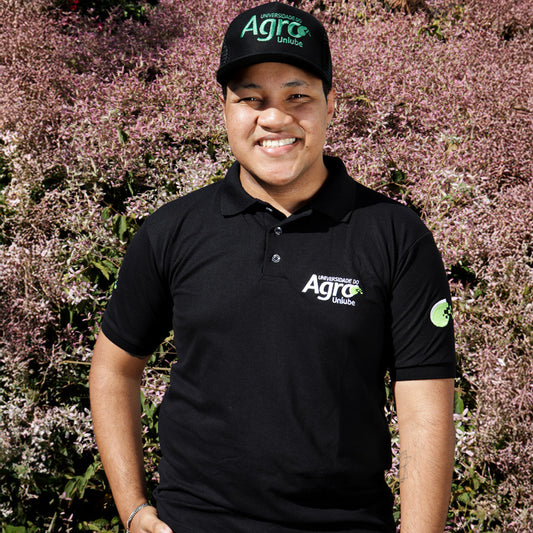 CAMISA POLO PRETA UNIVERSIDADE DO AGRO